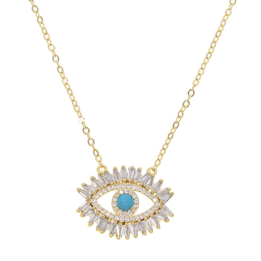 COPY - 🧿✨ Evil eye baguette necklace - Picture 4 of 4